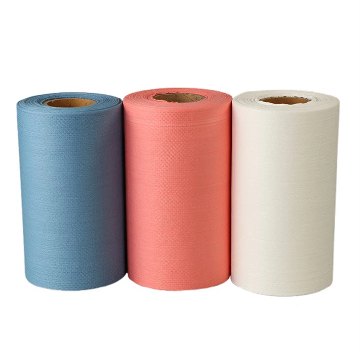 Heavy Duty Woodpulp Spunlace Nonwoven Fabric Roll